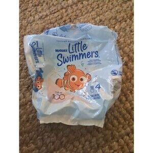 Huggies Little Swimmers 16 Count  24-34 lbs Limited Ed Nemo Swim Pants Open Pack